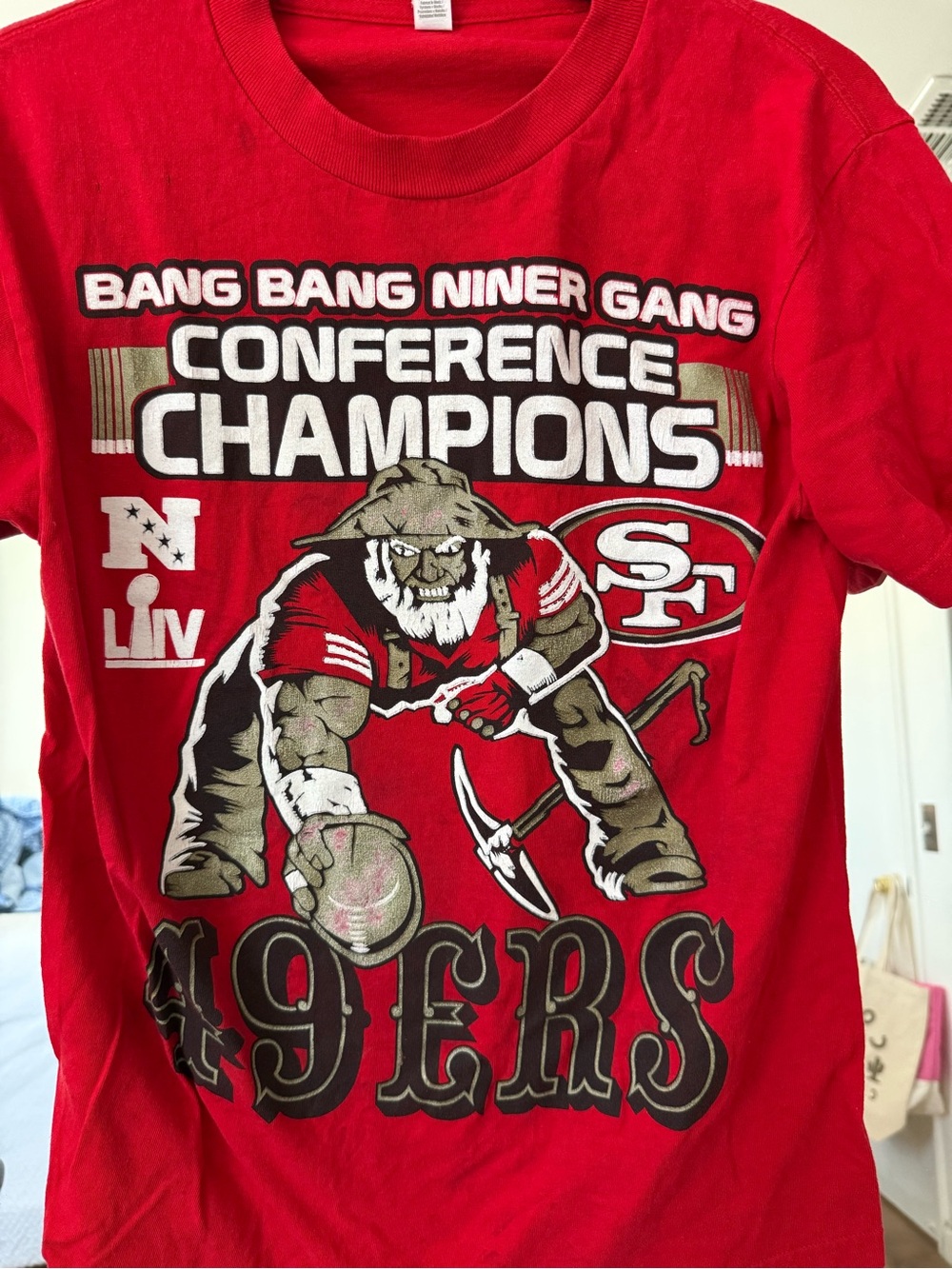 Gildan Red San Francisco 49ers Conference Champions Graphic Tee